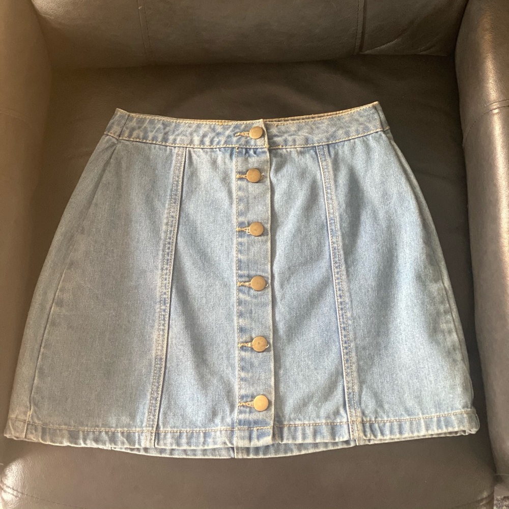 ✨NWOT Real Denim Mini Skirt✨
